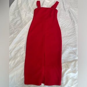 Naked wardrobe red dress size small
